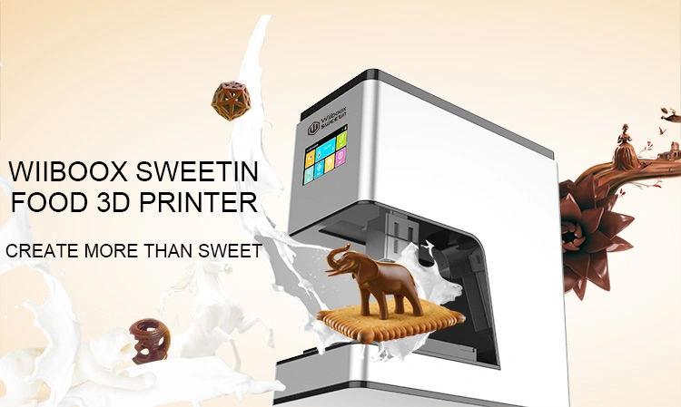 Wiiboox Sweetin High Accuracy Home DIY Multi Material Edible Food Chocolate 3D Printer