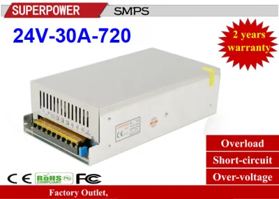 LED Driver 24V30A 720W Switching Power Supply for LED Lighting