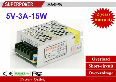 LED Driver 5V3a 15W Switching Power Supply for LED Display Screen