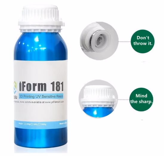 Yousu 3D New Formula Version High Quality Low Price DLP/LCD UV Curing 405nm 3D Printers Standard Resin