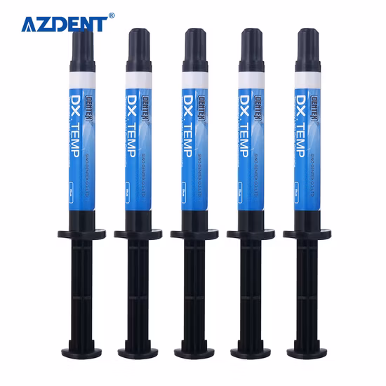 Dental Temporary Flow Light Cure Filling Composite Material Resin 2.5g Blue