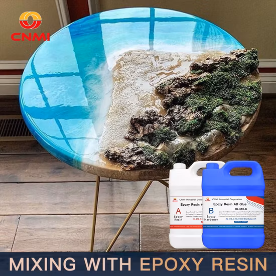 Wholesale Super Crystal Clear Price Cheap Fast Drying Ab Glue 1: 1 UV Epoxy Resin for River Table/DIY Jewelry /Wood